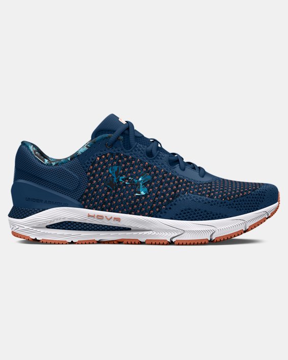 Women's UA HOVR™ Intake 6 Printed Running Shoes in Blue image number 0